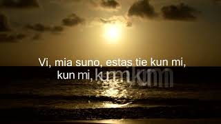Esperanta kanto: Kun Vi Iros Mi #esperanto #singing #songs