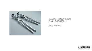 Gardiner Brown Tuning Fork C4 2048hz 871250