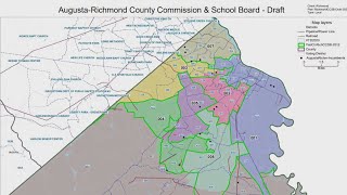 Augusta commission approves new political map