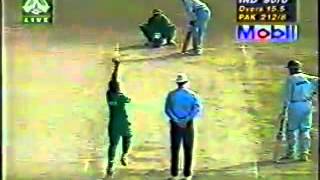Sachin Tendulkar 95 vs Pak 1st Final) at Dhaka 1998
