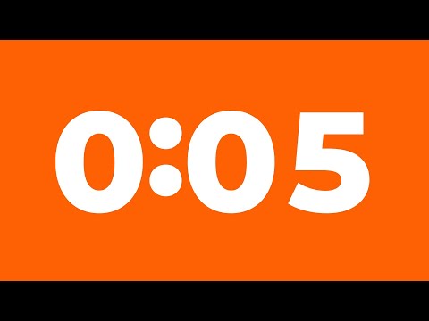 5 Second Timer With Music | 5 Second Clock | Five Seconds