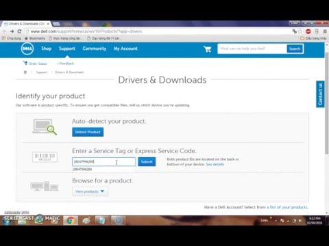 Cách tải Driver cho Dell PC #1