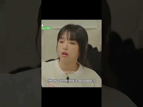 Hyeri's reaction when