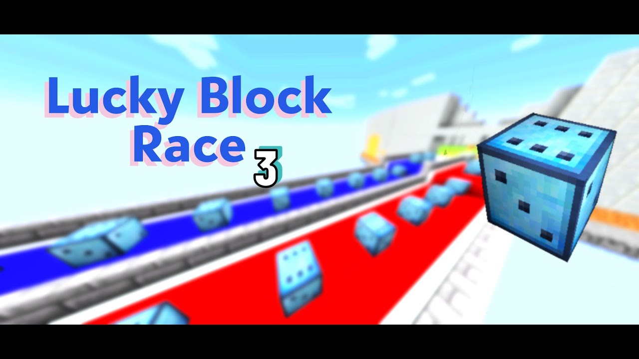 Minecraft | Lucky Block Race 3 | Chance Cubes Race | REMATCH w/ Mills ...