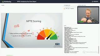 NPTE  Analyzing Your Score Report