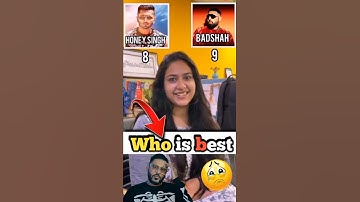 Honey Singh Vs Badshah Kon Best Hai 🥶😱 #honeysingh #badshah #viral #shorts #youtubeshorts #facts