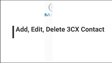 Mr.VoIP API Add, Update, Delete 3CX Contact