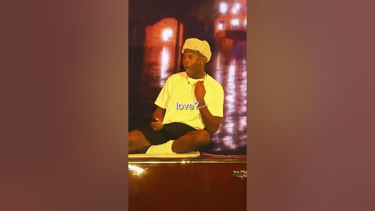 Crowd sings for Tyler The Creator 😳