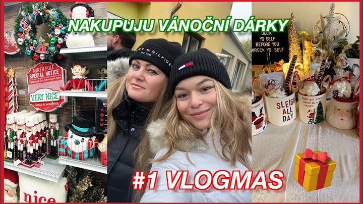 NAKUPUJU VÁNOČNÍ DÁRKY/ #1VLOGMAS