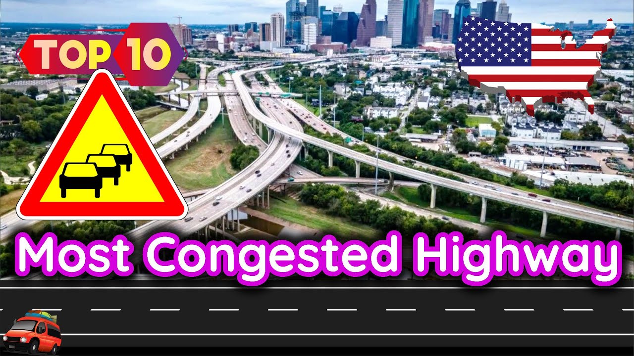 👍 Топ-10 самых перегруженных автомагистралей в США 