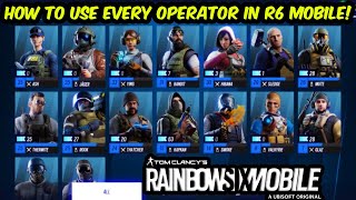 EXPLAINING EVERY OPERATOR AND THEIR ABILITIES IN R6 MOBILE! screenshot 4