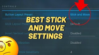*BEST* STICK AND MOVE SETTINGS FOR MODERN WARFARE! NO SCUF NEEDED! (PS4/Xbox) #KARNAGERC