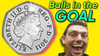 Balls in the goal Rare 50p coin hunt  No47 @mastertemple