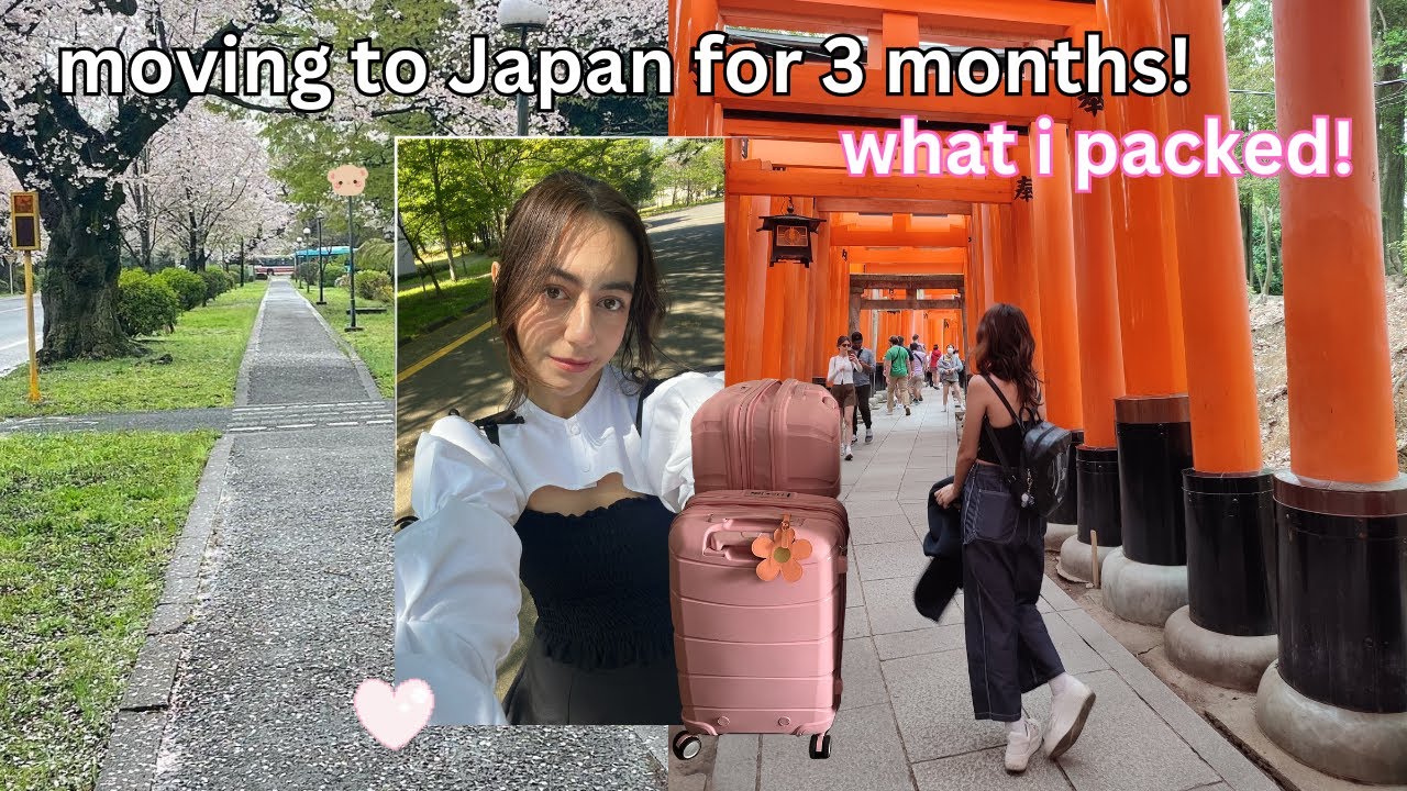 what I packed to study abroad in Tokyo my travel essentials + packing ...