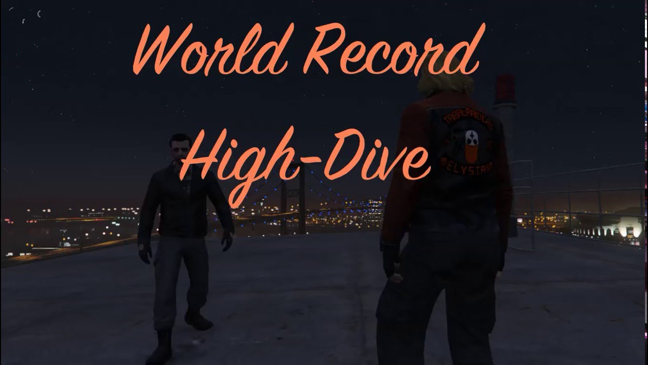 sea of thieves World Record High-Dive 250ft - GTA V