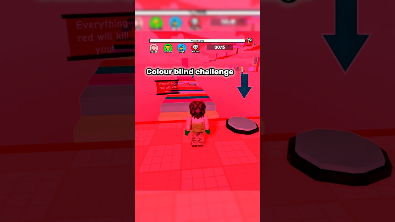 everything red will kill you  P-1 🥵 #shorts #roblox #robloxedit #robux