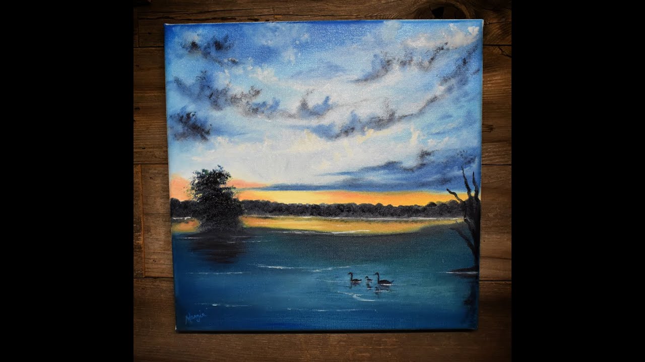Iuka Sunset Wet On Wet Oil Painting YouTube Iuka Sunset Wet On Wet Oil Painting YouTube
