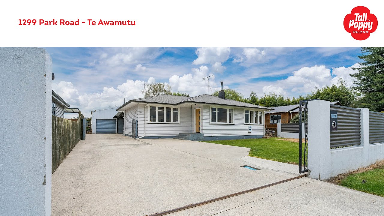 1299 Park Road Te Awamutu Shaun Smith, Tall Poppy Real Estate Waipa / Ruapehu YouTube