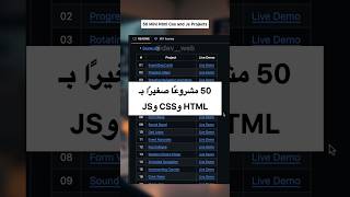 تعلم عن طريق مشاريع صغيرة ب HTML CSS JS screenshot 2