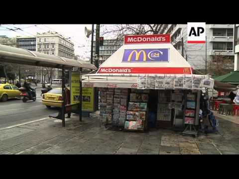 Transport Strikes In Athens, Rome As Anti-austerity Protests Continue