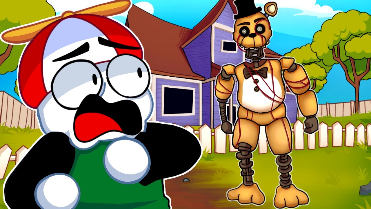 Sobrevivi A Ignited Freddy Que Se Teleporta En Hello Neighbor 😭