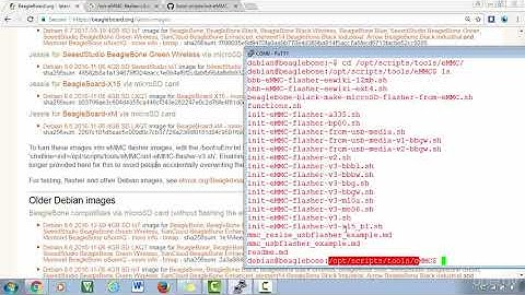 Embedded Linux Step by Step using Beaglebone Black : eMMC update-Flashing new OS image
