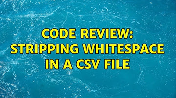 Code Review: Stripping whitespace in a CSV file