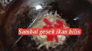 Sambal Gesek Ikan Bilis Tanpa Belacan