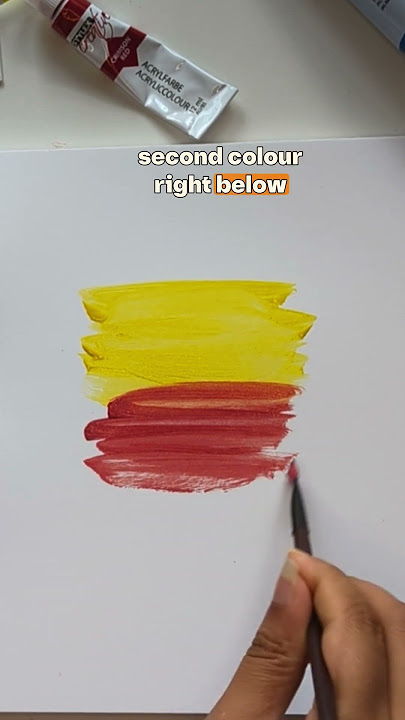 Wet on Wet Blending in Acrylics 🎨 | Smooth Gradient Acrylic Painting Technique for Beginners