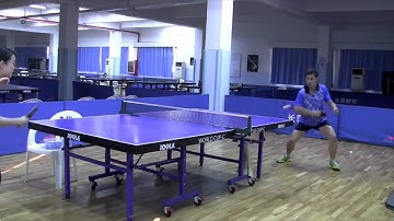 Shenzhen ping pong: reverse penhold backhand loop against underspin (part 2: debugging)
