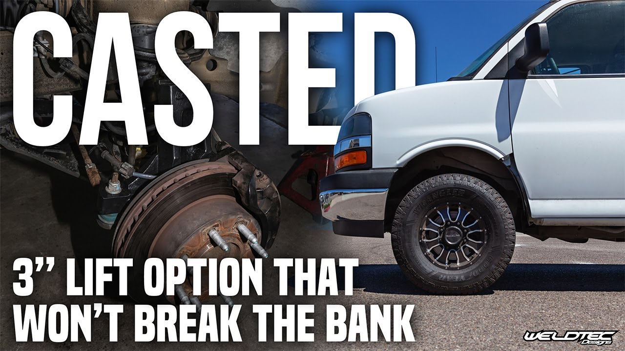 #1 Most Cost Effective Way to Get 3” of Lift out of ANY GMC Savana or Chevy Express Van / RoadTrek