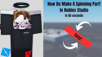 How To Make A Spinning Part(Super Easy!)      ||60 Second Tutorial