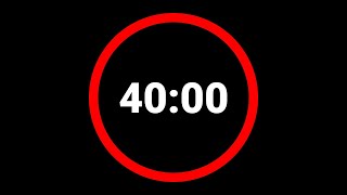 ⭕⏰ 40 MINUTES ⏱⭕ | PROGRESS CIRCLE, TIMER, CLOCK