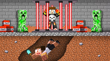 Can We Escape Creeper Trap in Minecraft!
