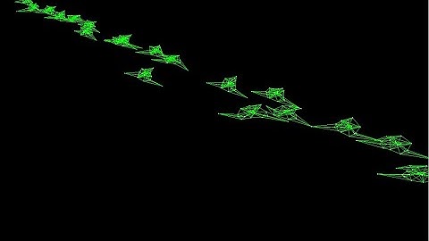 Genetic algorithm tries to walk