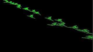 Genetic algorithm tries to walk