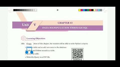 12 Th comp science ch 15 Data manipulation through SQL part 1