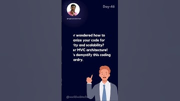Decoding the Magic of MVC in JavaScript! #javascript #coding #javascripttutorial #mvc #day46 #wwt