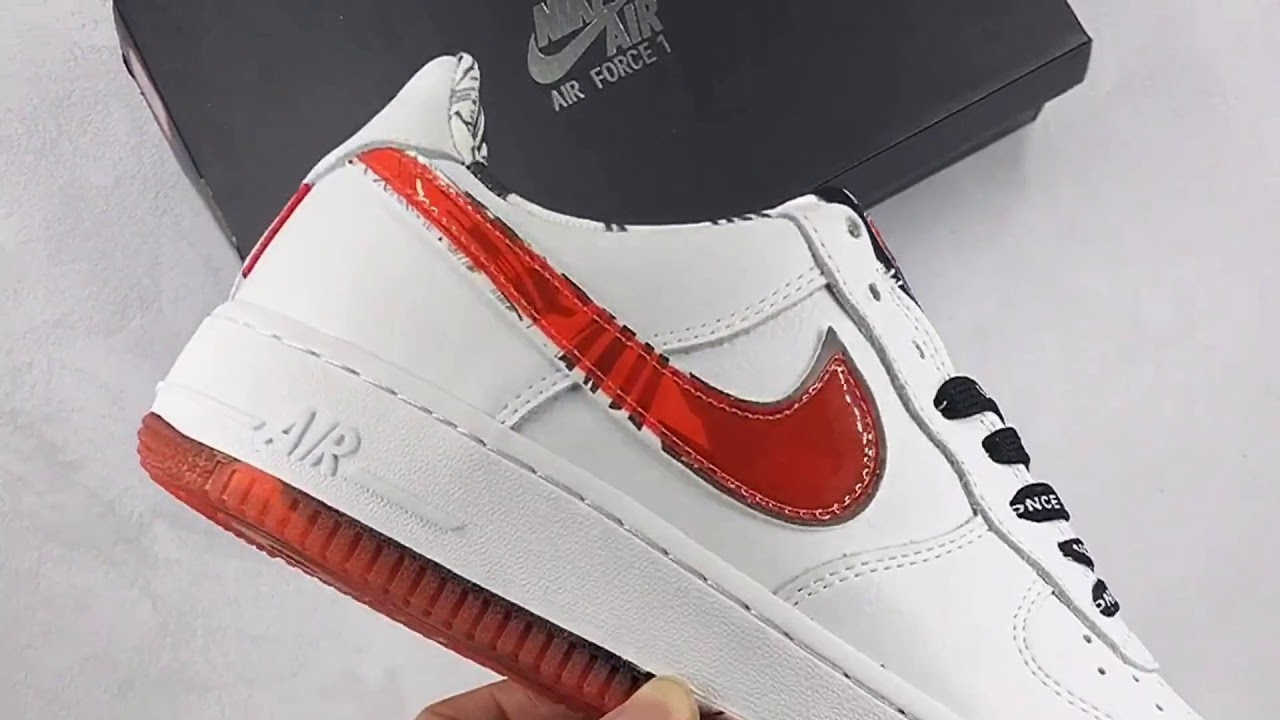 Nike Air Force 1 07 Only Once Orange HBL High School - YouTube