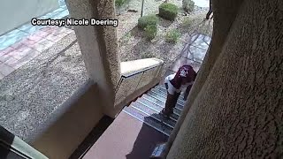 CAUGHT ON CAMERA: Package thief could be targeting families on summer vacation