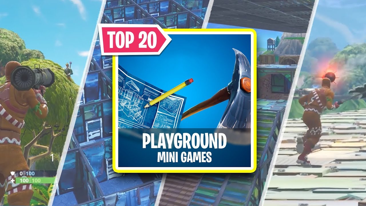 20 MINI GAMES YOU CAN TRY IN FORTNITE (Fortnite Custom Games) YouTube