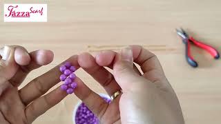 Diy Kalung Hijab Manik-Manik Beads Mutiara