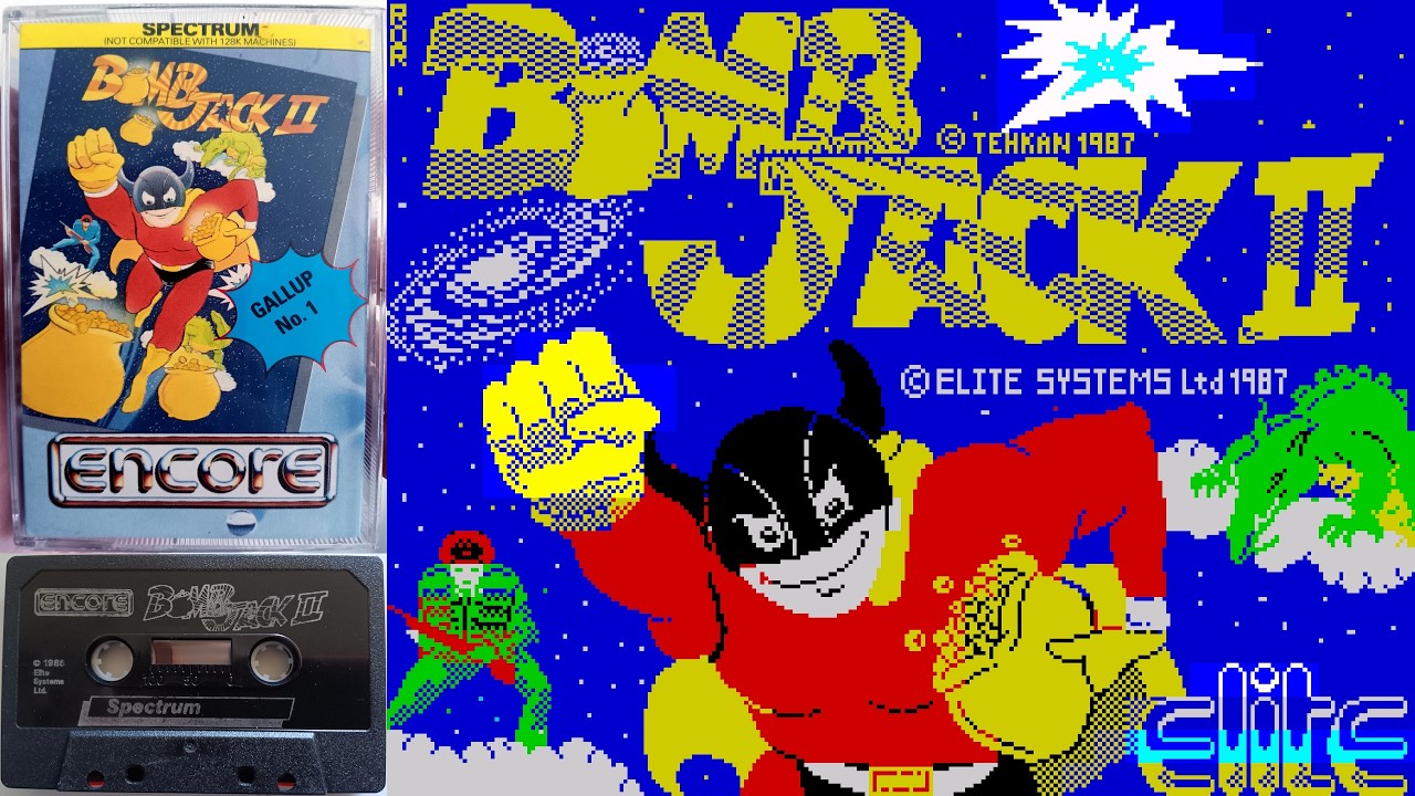 Bomb Jack II (1989 Encore - Re-release) - Emulated ZX Spectrum +2A