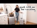 Pack with me for VACATION! ✈️🌴