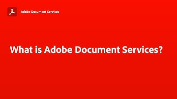 Adobe Document Services - Overview