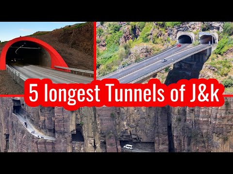 Top 5 longest Tunnels of Jammu and Kashmir | udhampur Srinagar baramula Railway line , chenab bridge
