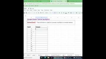 Convert Number to Roman Numerals in Google Sheets #shorts