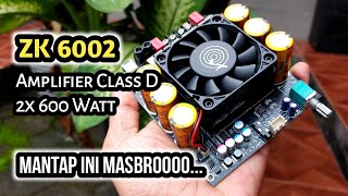 Unboxing \& Testing Wuzhi ZK 6002 | Amplifier Mini 2x600W