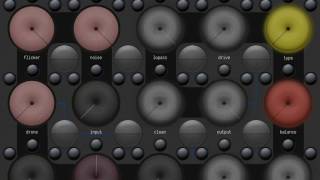 Self-a-Fuzz, filters setup on pink noise.