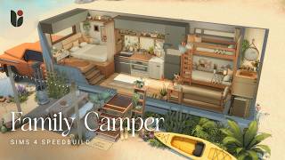 Family Camper Van - Speedbuild | No CC | Sims 4🪴
